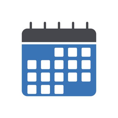 tarih vektör renk simgesi 