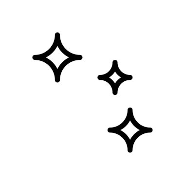 parlak vektör ince çizgi simgesi 