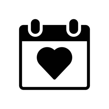 takvim vektörü düz simgesi 