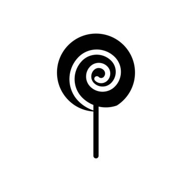 Şekerleme vektörü düz simgesi 