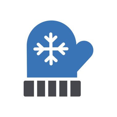 eldiven vektör renk simgesi 