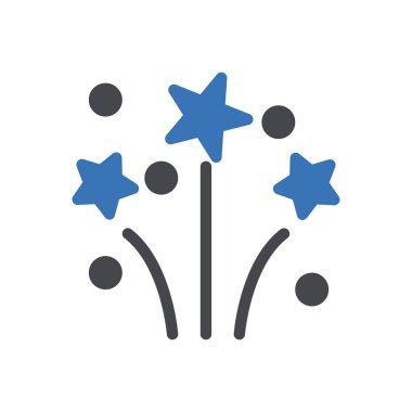 kutlama vektörü renk simgesi 