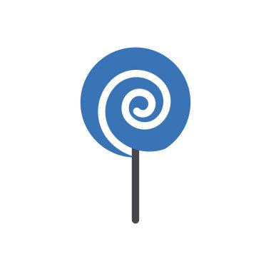 Şeker vektörü renk simgesi 