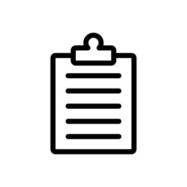 belge vektörü ince çizgi simgesi 