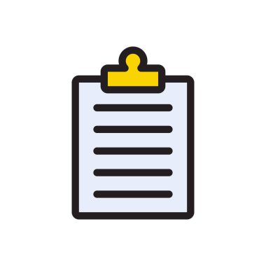 belge vektör renk çizgisi simgesi 