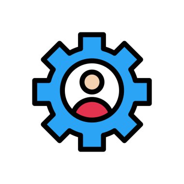 vektör renk çizgisi simgesi ayarlanıyor 