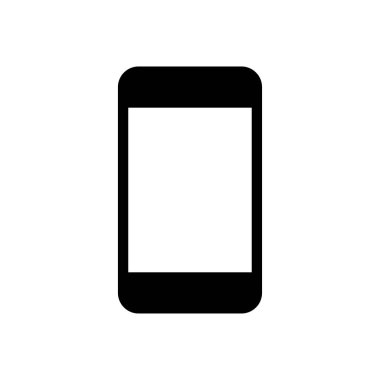 telefon vektörü simgesi düz simgesi 
