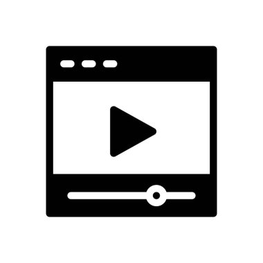 oyuncu vektör düz simgesi 