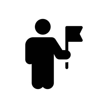 hedef vektör düz simge 