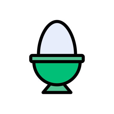 tepsi vektör renk çizgisi simgesi 