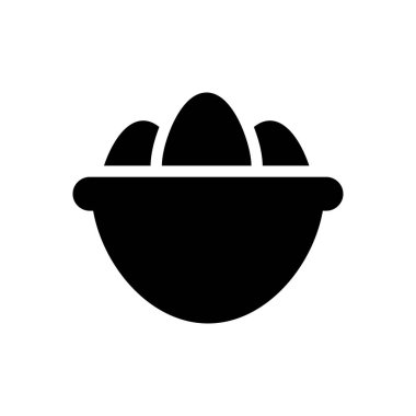 Paskalya vektörü düz simge 