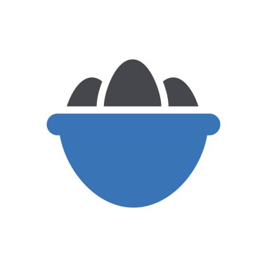 Paskalya vektörü renk simgesi