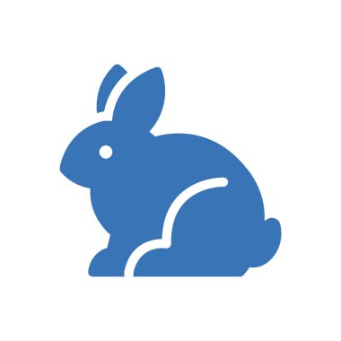 tavşan vektörü renk simgesi