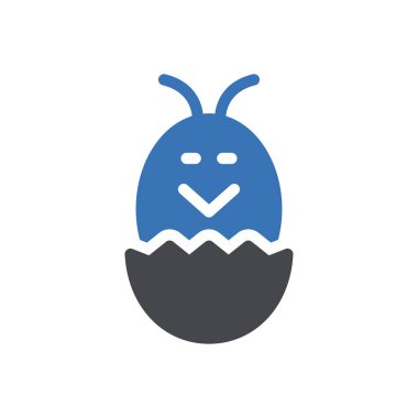 yumurta vektörü renk simgesi