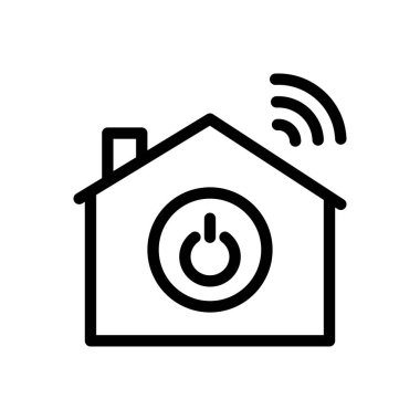 güç vektörü ince çizgi simgesi