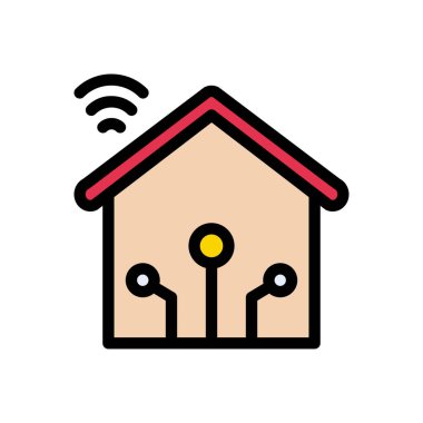 sinyal vektör çizgisi renk simgesi