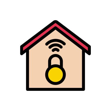 ev vektörü renk simgesi