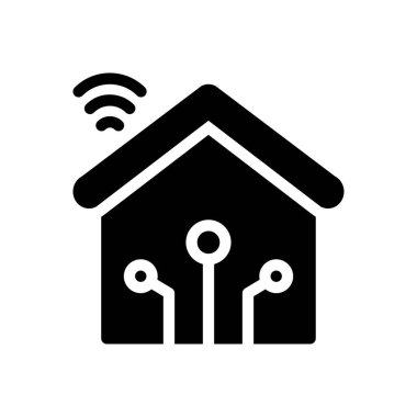 Sinyal vektörü düz simgesi