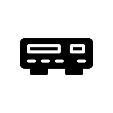 DVD vektör düz simgesi