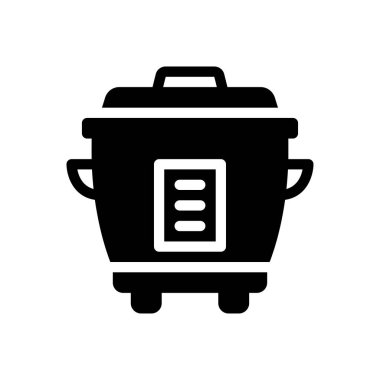 Vektör glyph düz simgesini ölç