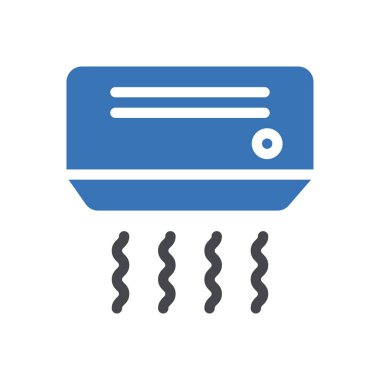 soğutma vektörü renk simgesi