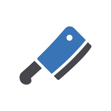 kasap vektör renk simgesi