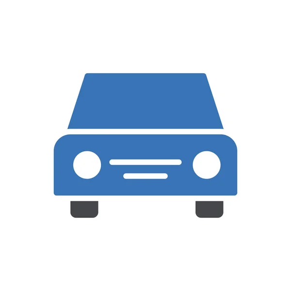 Vehicle Vector Glyph Color Icon — Stock Vector