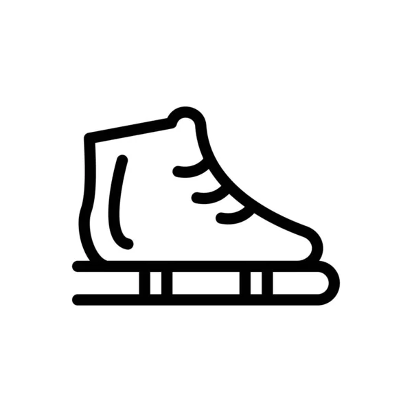 Schuhe Vektor Dünne Linie Symbol — Stockvektor