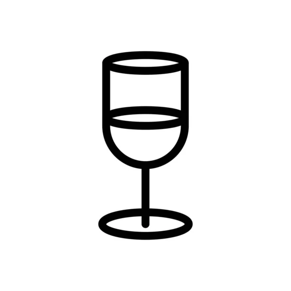Icône Ligne Mince Vecteur Bière — Image vectorielle