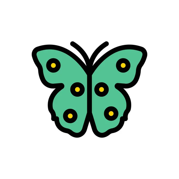 Insect Vector Color Line Icon — Stock Vector