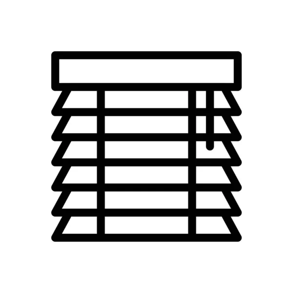 Fenêtre Vecteur Ligne Mince Icône — Image vectorielle