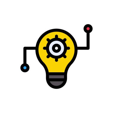 yaratıcı vektör çizgisi renk simgesi