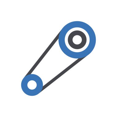 Vektör kabartma renk simgesi işleniyor