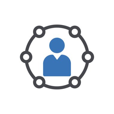 profil vektör renk simgesi