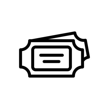 film vektörü ince çizgi simgesi