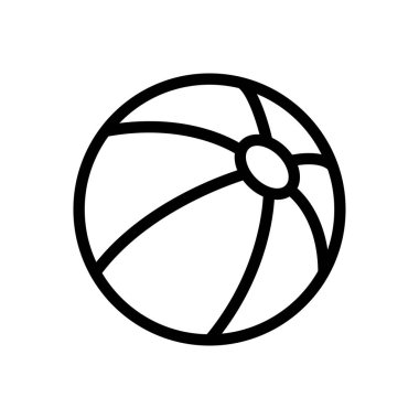 vektör ince çizgi simgesini çal