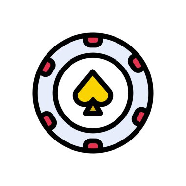 Kumarhane vektörü renk çizgisi simgesi