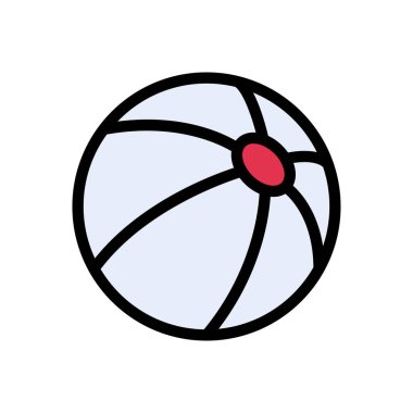 vektör renk çizgisi simgesini çal