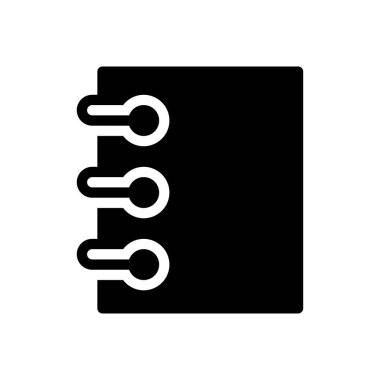 vektör glyph düz simgesi okunuyor