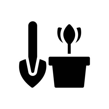 bitkisel vektör düz simgesi