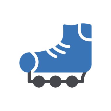 ayakkabı vektörü renk simgesi 