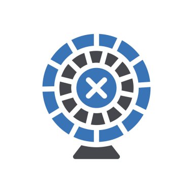 Kumarhane vektörü renk simgesi 