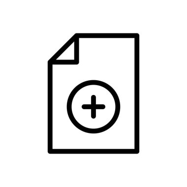 yeni vektör ince çizgi simgesi 