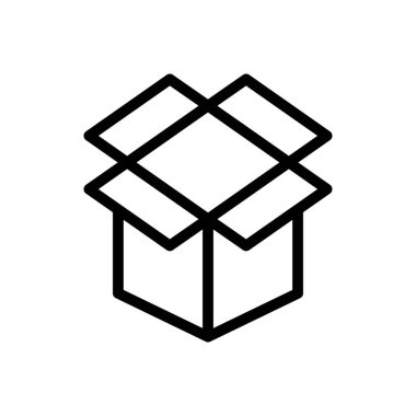 parsel vektör ince çizgi simgesi 