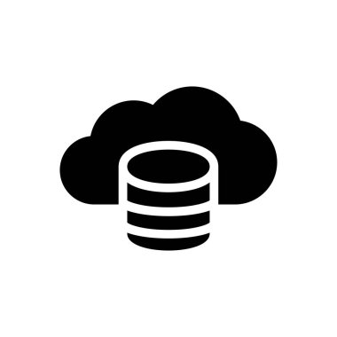 sunucu vektörü düz simgesi