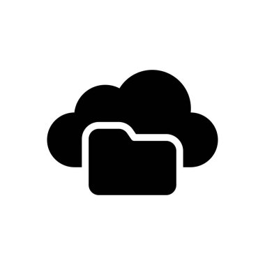 Dizin vektörü glyph düz simgesi