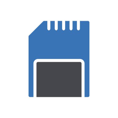 çip vektör renk simgesi