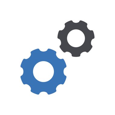 Yapılandırma vektörü renk simgesi