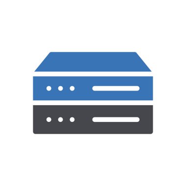 anabilgisayar vektör renk simgesi