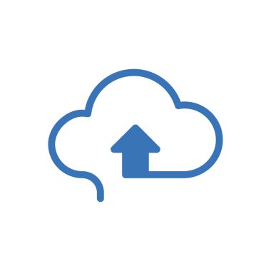 bulut vektörü renk simgesi